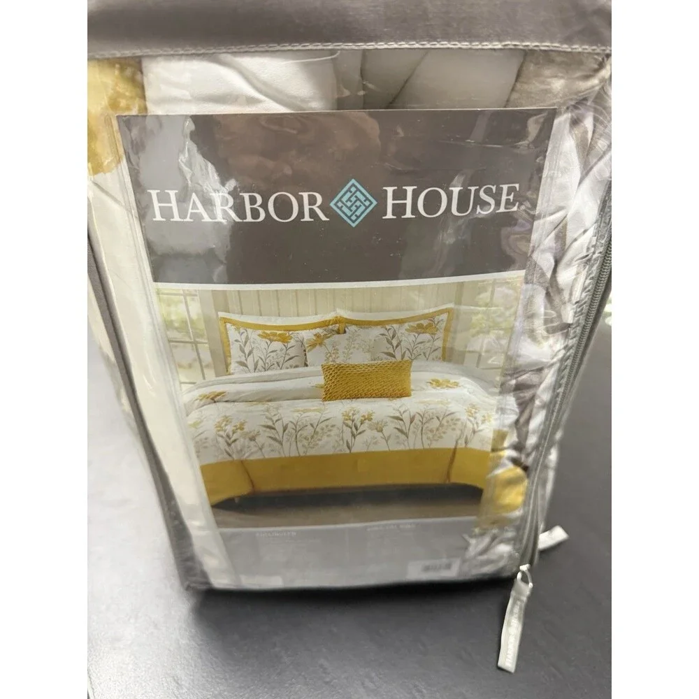 5 Pieces FULL/QUEEN Harbor House Meadow 5 Piece Cotton Comforter Set